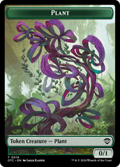 Plant Warrior // Plant Double-Sided Token [Outlaws of Thunder Junction Commander Tokens] | Grognard Games