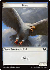 Spider // Bird Double-Sided Token [Tarkir: Dragonstorm Commander Tokens] | Grognard Games