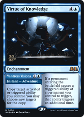 Virtue of Knowledge // Vantress Visions [Wilds of Eldraine Prerelease Promos] | Grognard Games