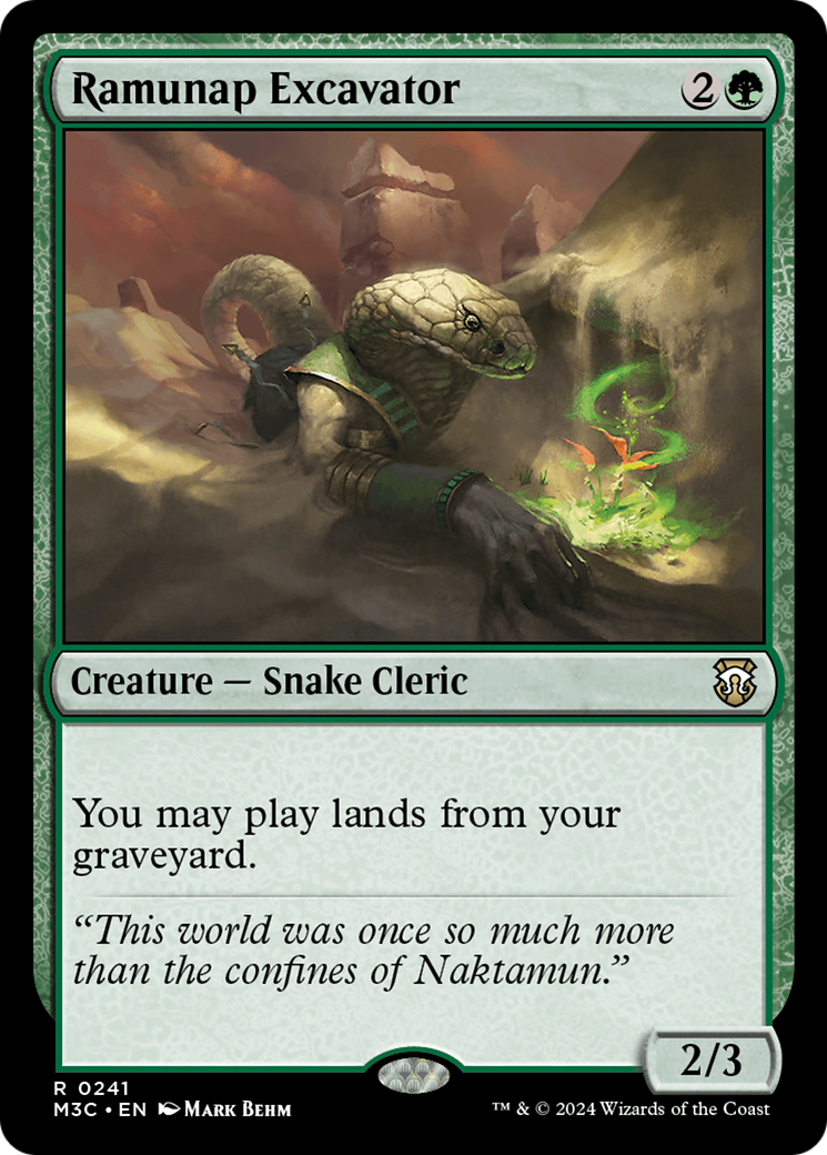 Ramunap Excavator [Modern Horizons 3 Commander] | Grognard Games