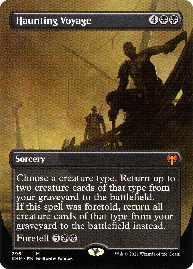 Haunting Voyage (Borderless Alternate Art) [Kaldheim] | Grognard Games