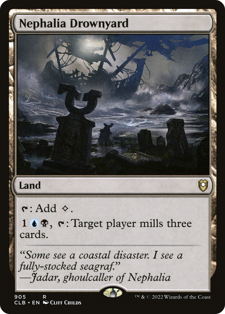 Nephalia Drownyard [Commander Legends: Battle for Baldur's Gate] | Grognard Games