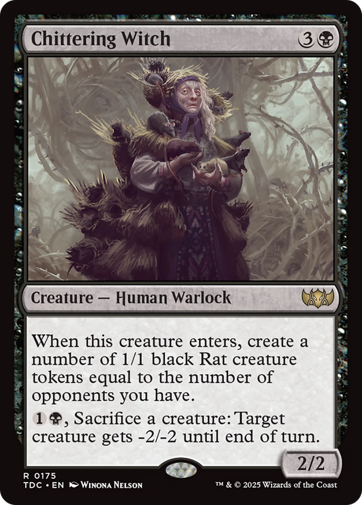 Chittering Witch [Tarkir: Dragonstorm Commander] | Grognard Games