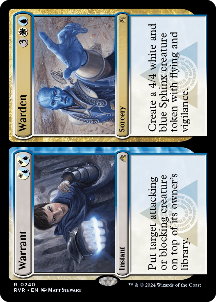 Warrant // Warden [Ravnica Remastered] | Grognard Games
