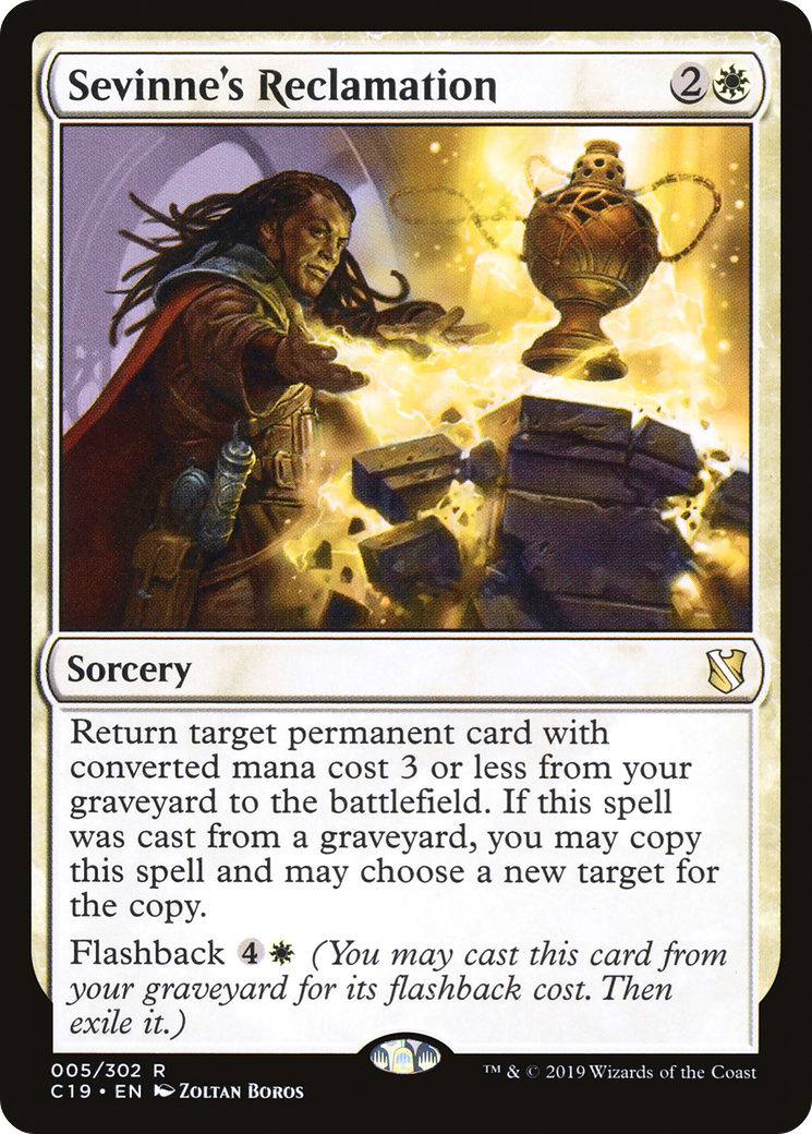 Sevinne's Reclamation [Commander 2019] | Grognard Games
