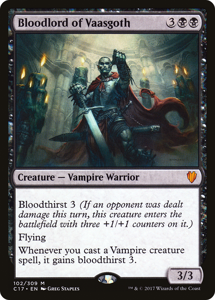 Bloodlord of Vaasgoth [Commander 2017] | Grognard Games