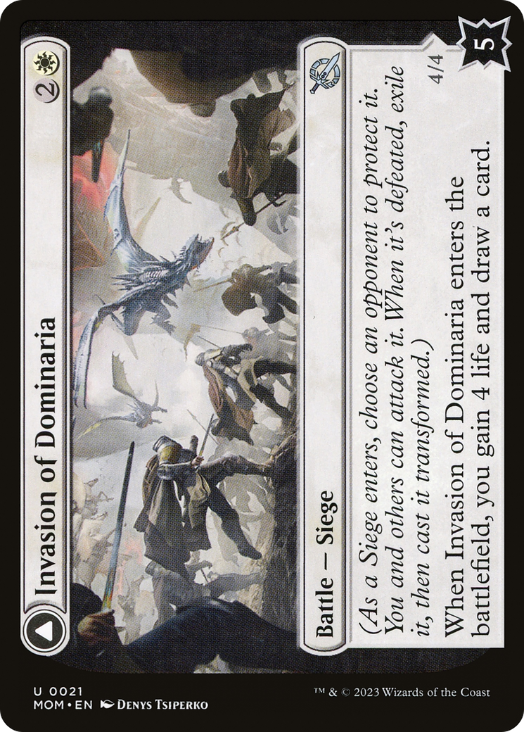 Invasion of Dominaria // Serra Faithkeeper [March of the Machine] | Grognard Games