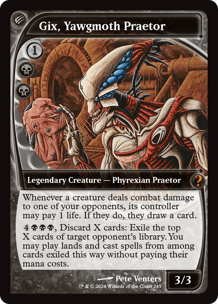 Gix, Yawgmoth Praetor (Future Sight) [Mystery Booster 2] | Grognard Games