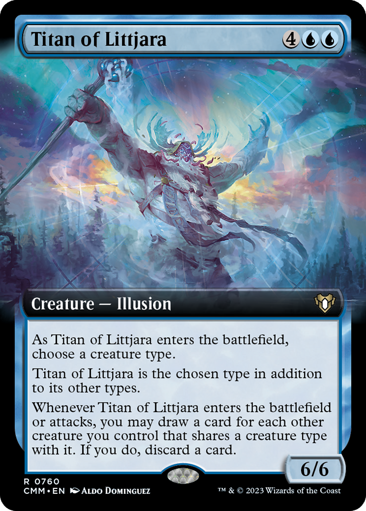 Titan of Littjara (Extended Art) [Commander Masters] | Grognard Games