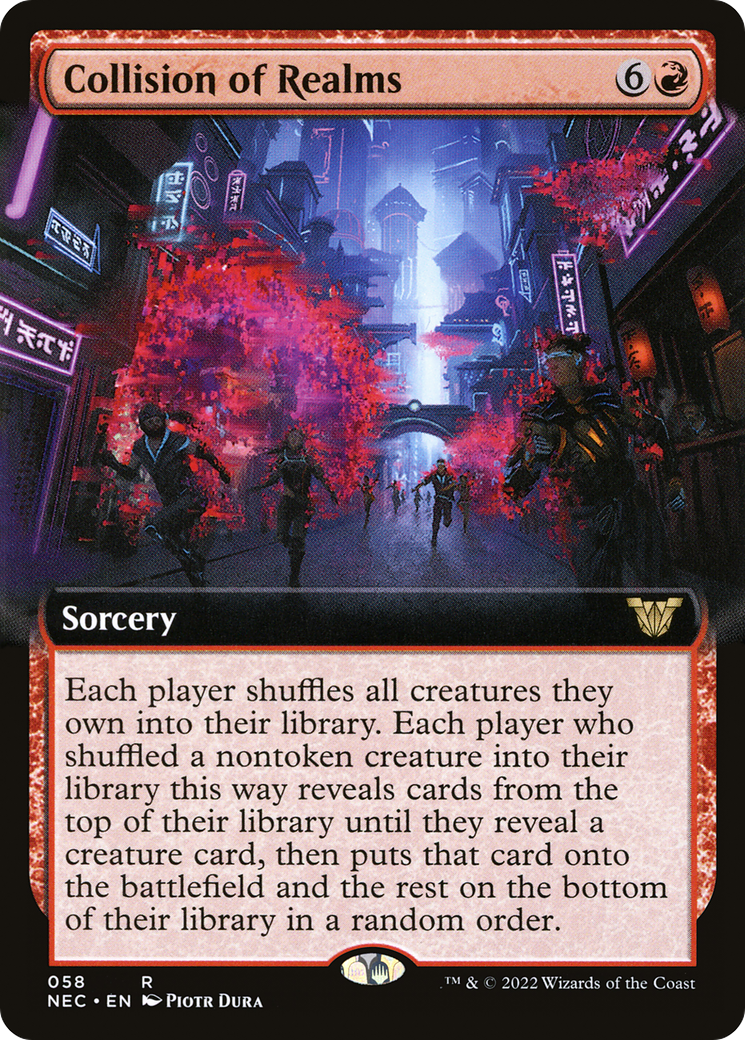 Collision of Realms (Extended) [Kamigawa: Neon Dynasty Commander] | Grognard Games
