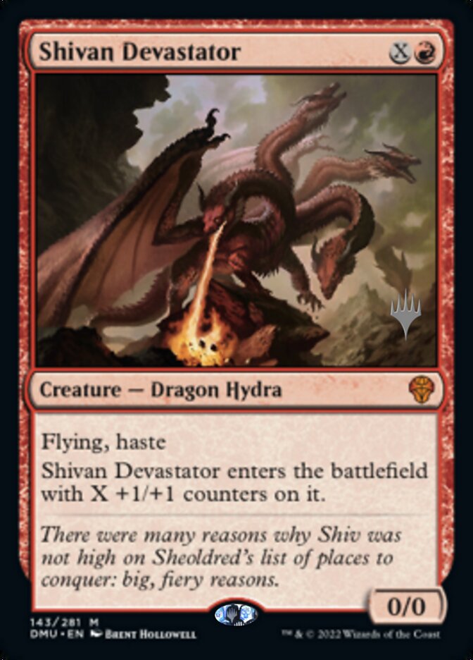 Shivan Devastator (Promo Pack) [Dominaria United Promos] | Grognard Games