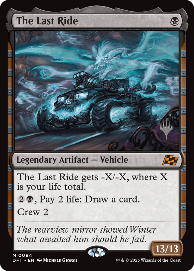 The Last Ride (Promo Pack) [Aetherdrift Promos] | Grognard Games