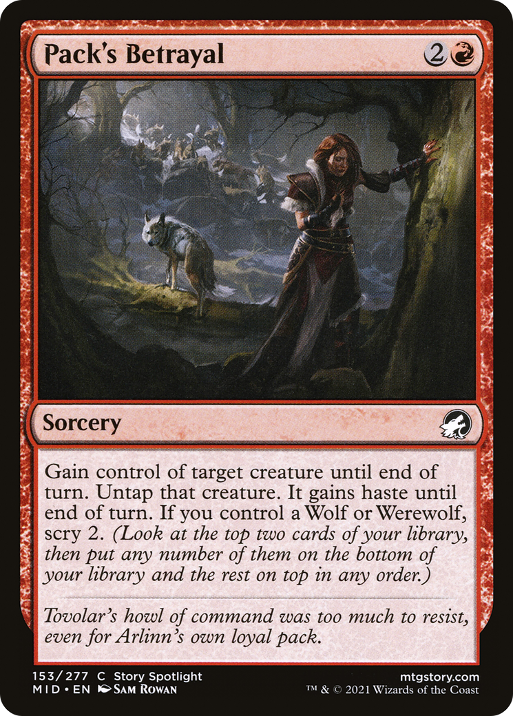 Pack's Betrayal [Innistrad: Midnight Hunt] | Grognard Games