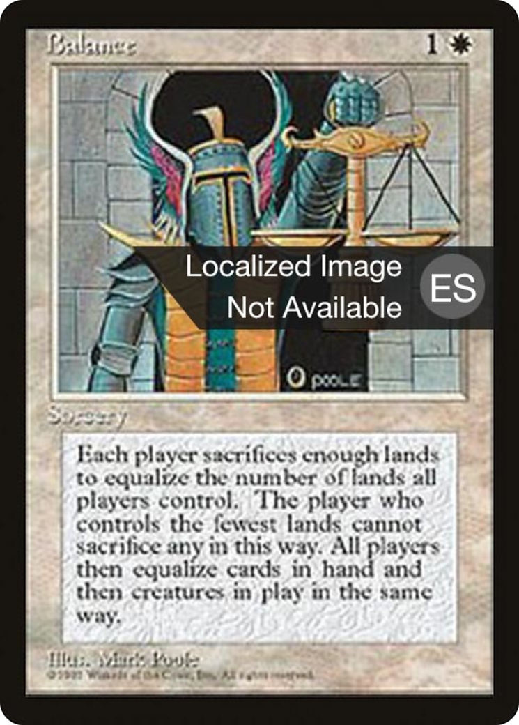 Balance [Fourth Edition (Foreign Black Border)] | Grognard Games