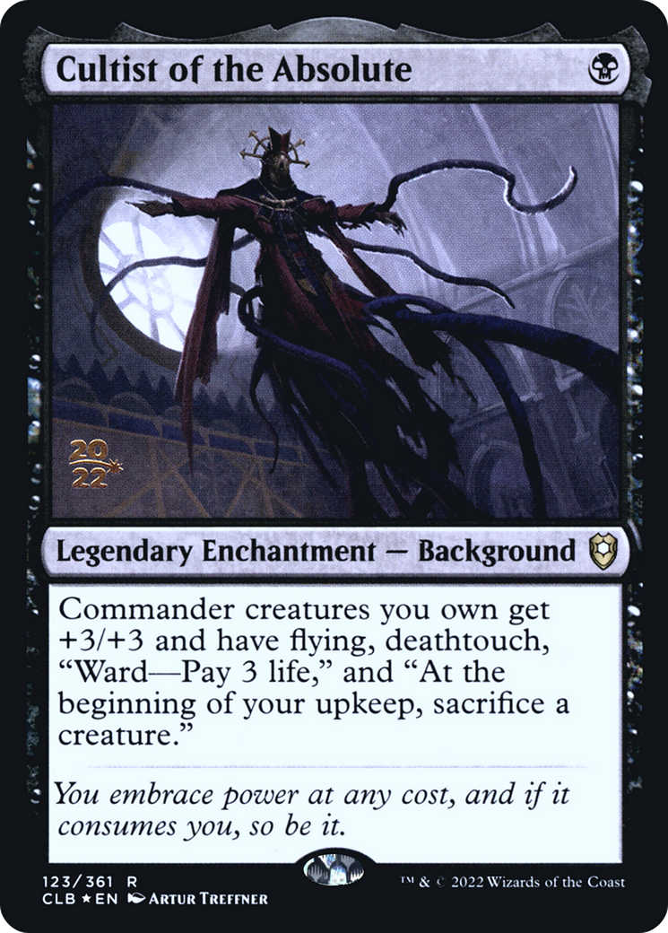 Cultist of the Absolute [Commander Legends: Battle for Baldur's Gate Prerelease Promos] | Grognard Games