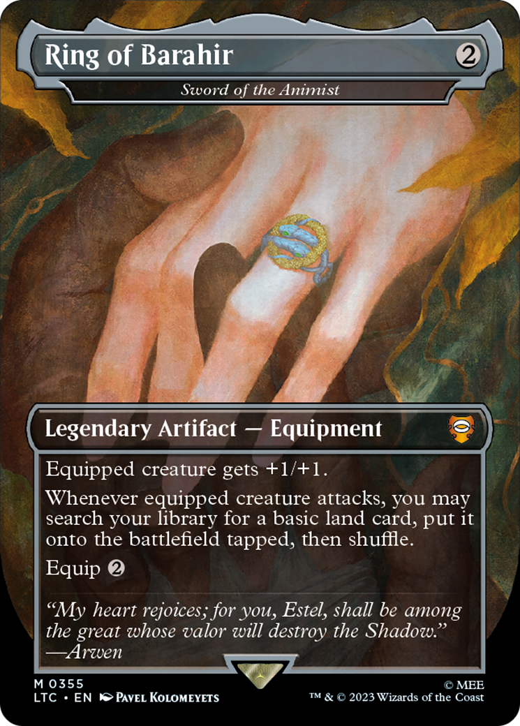 Ring of Barahir - Sword of the Animist [The Lord of the Rings: Tales of Middle-Earth Commander] | Grognard Games