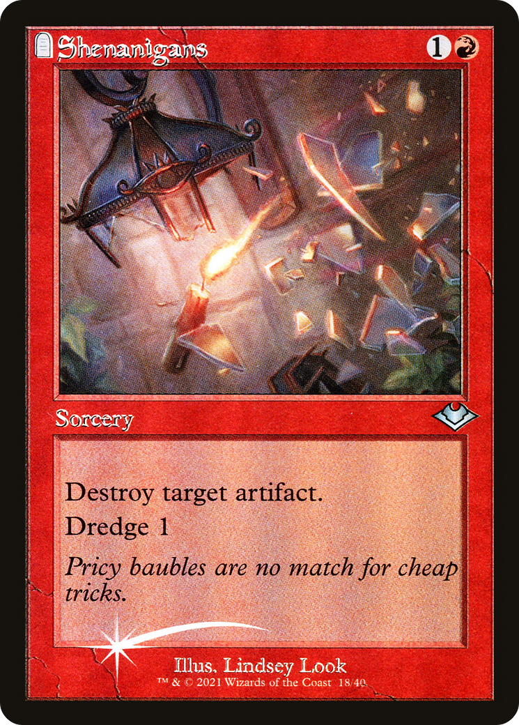 Shenanigans (MH1-018) - Modern Horizons 1 Timeshifts: (tombstone) Etched Foil | Grognard Games