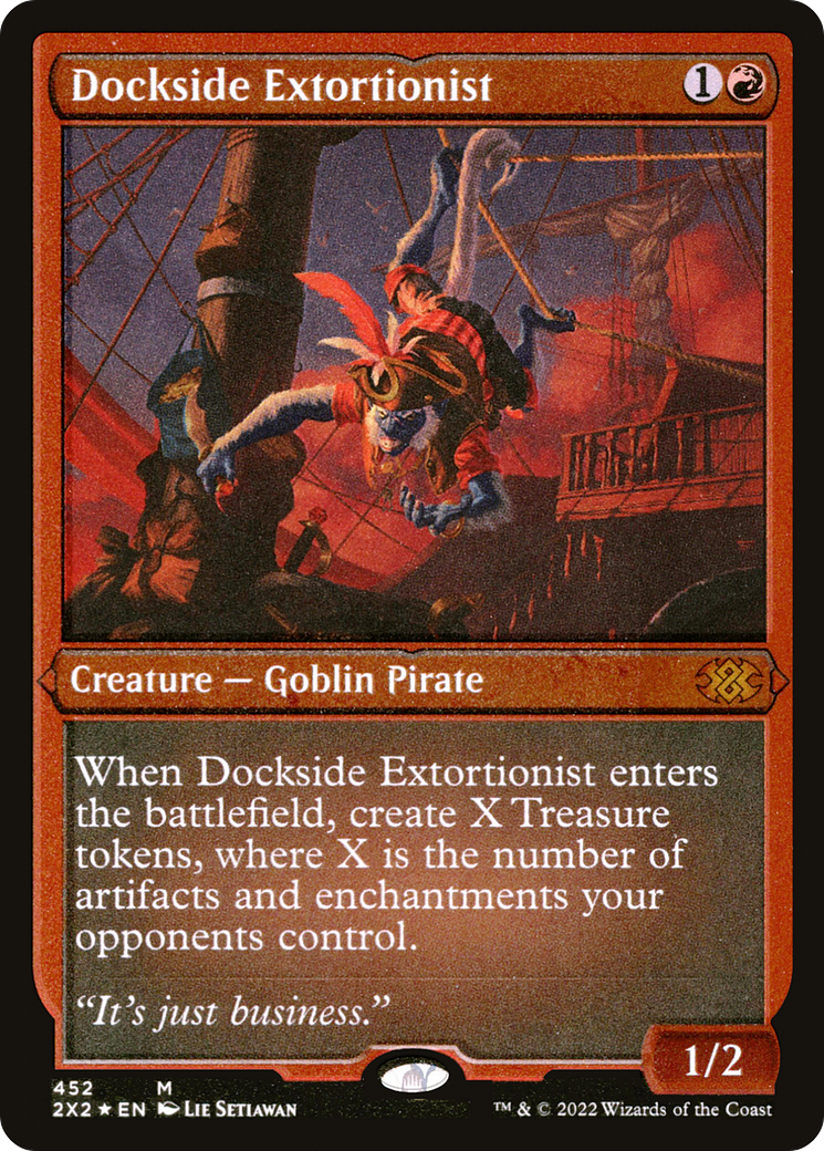 Dockside Extortionist (Foil Etched) (2X2-452) - Double Masters 2022 Foil | Grognard Games