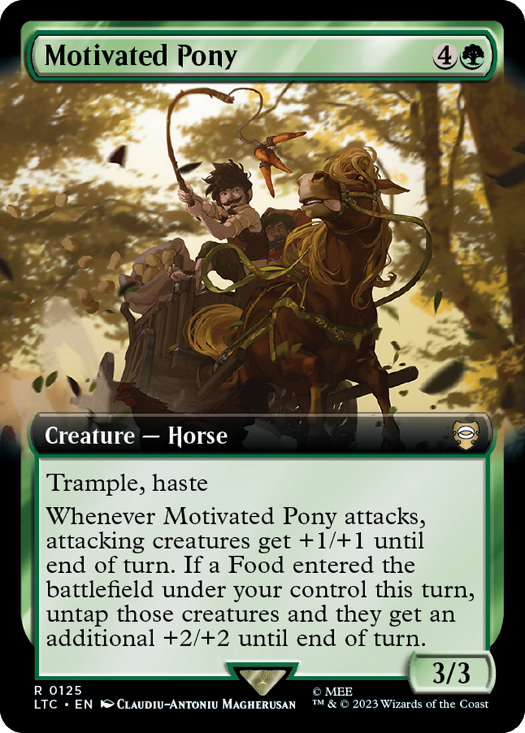 Motivated Pony (Extended Art) [The Lord of the Rings: Tales of Middle-Earth Commander] | Grognard Games