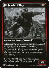 Fearful Villager // Fearsome Werewolf [Innistrad: Double Feature] | Grognard Games