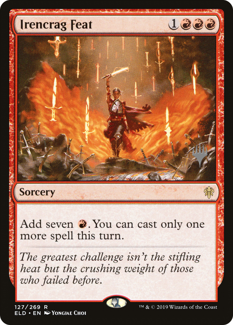 Irencrag Feat (Promo Pack) [Throne of Eldraine Promos] | Grognard Games