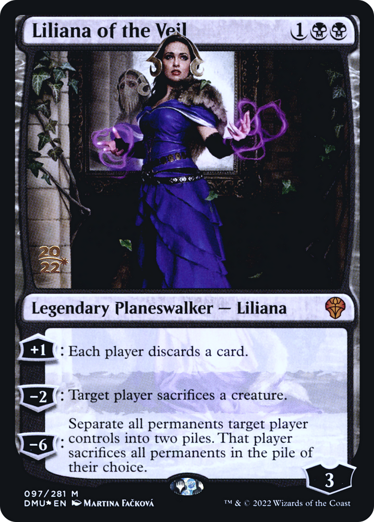 Liliana of the Veil [Dominaria United Prerelease Promos] | Grognard Games
