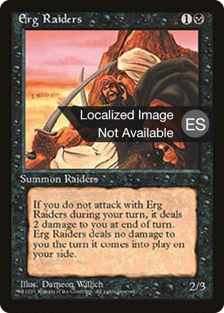 Erg Raiders [Fourth Edition (Foreign Black Border)] | Grognard Games