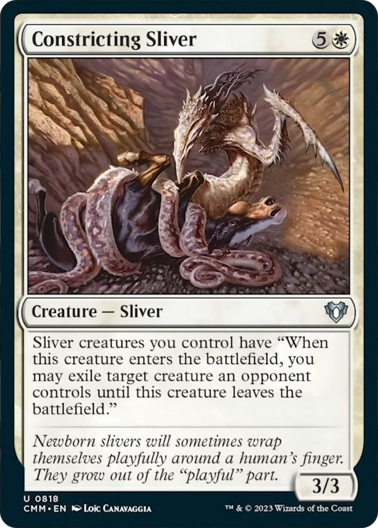 Constricting Sliver [Commander Masters] | Grognard Games