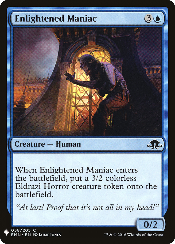 Enlightened Maniac [Mystery Booster] | Grognard Games