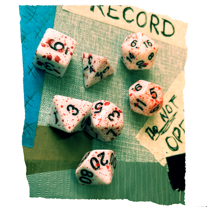 Don't Play This Game - Cursed Dice Set | Grognard Games