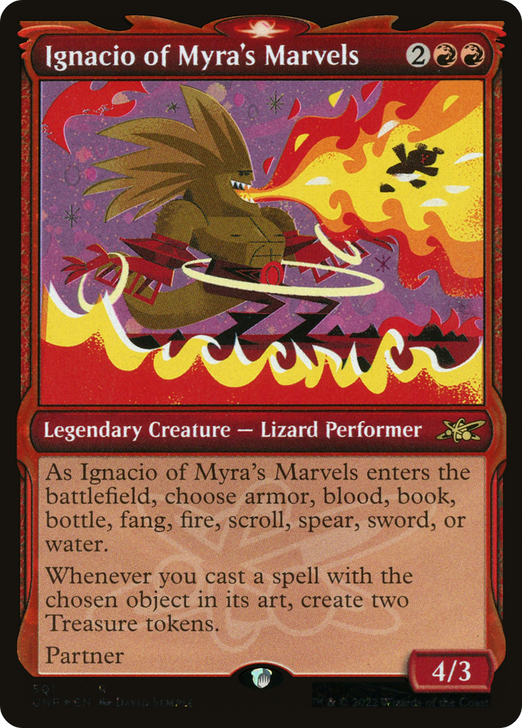 Ignacio of Myra's Marvels (Showcase) (Galaxy Foil) [Unfinity] | Grognard Games