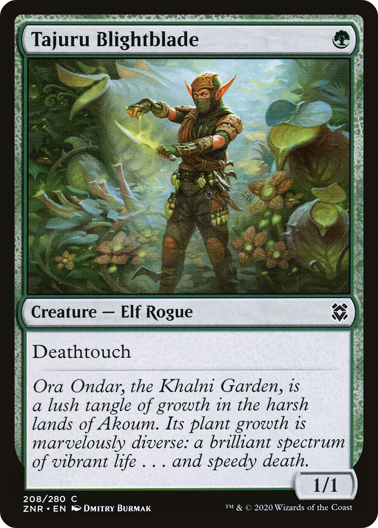 Tajuru Blightblade [Zendikar Rising] | Grognard Games