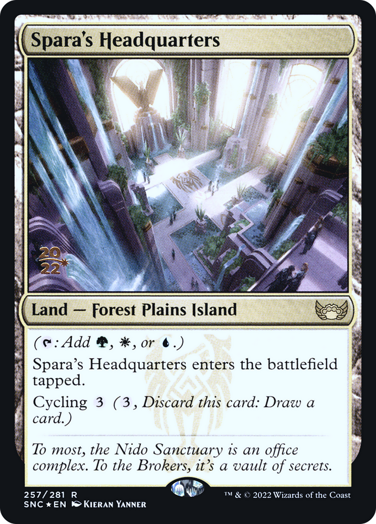 Spara's Headquarters [Streets of New Capenna Prerelease Promos] | Grognard Games