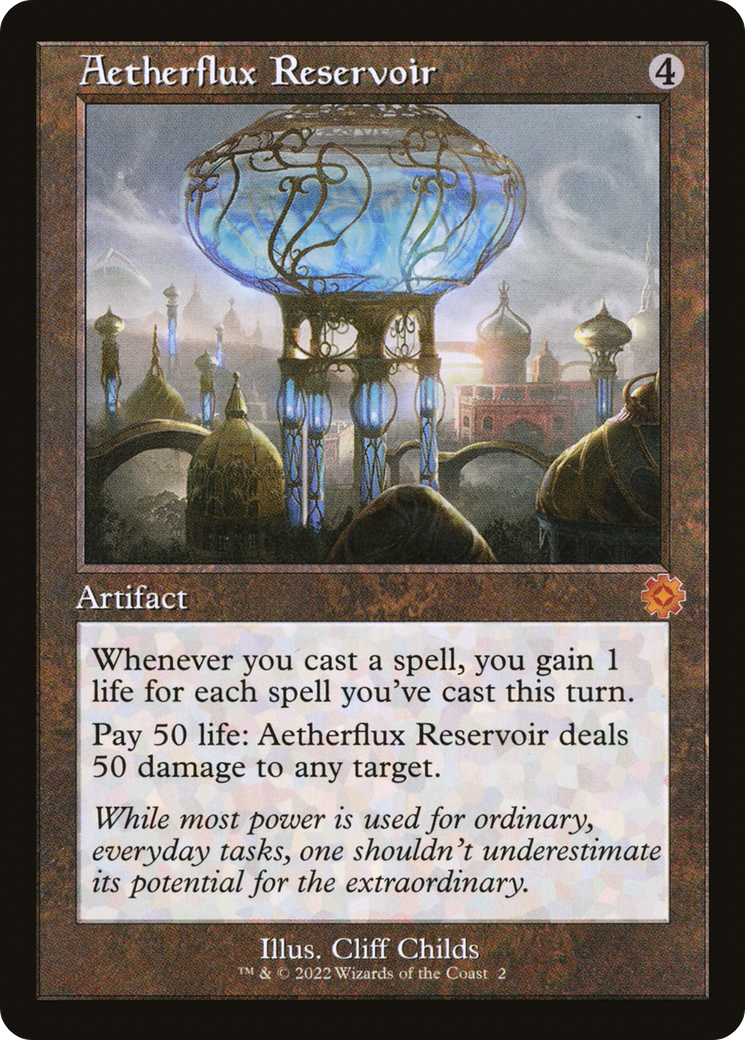Aetherflux Reservoir (Retro) [The Brothers' War Retro Artifacts] | Grognard Games