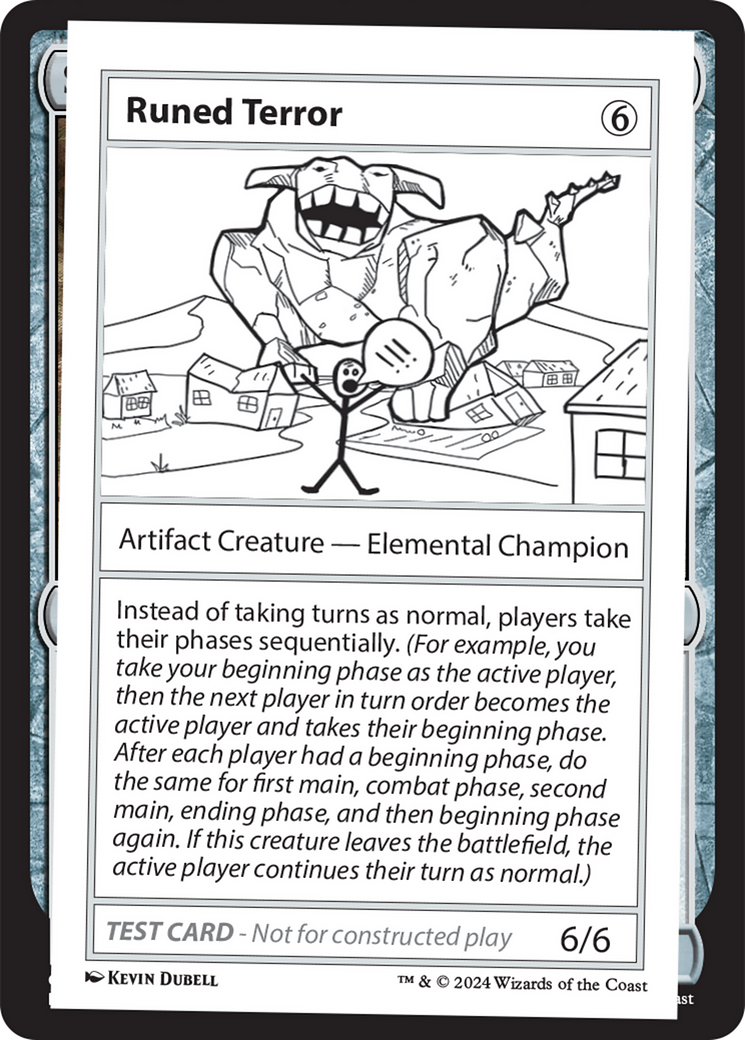 Runed Terror [Mystery Booster 2 Playtest Cards] | Grognard Games