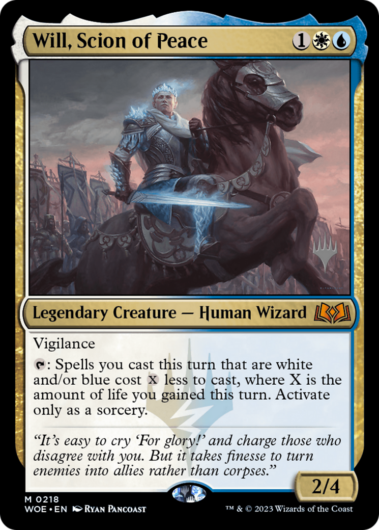 Will, Scion of Peace (Promo Pack) [Wilds of Eldraine Promos] | Grognard Games