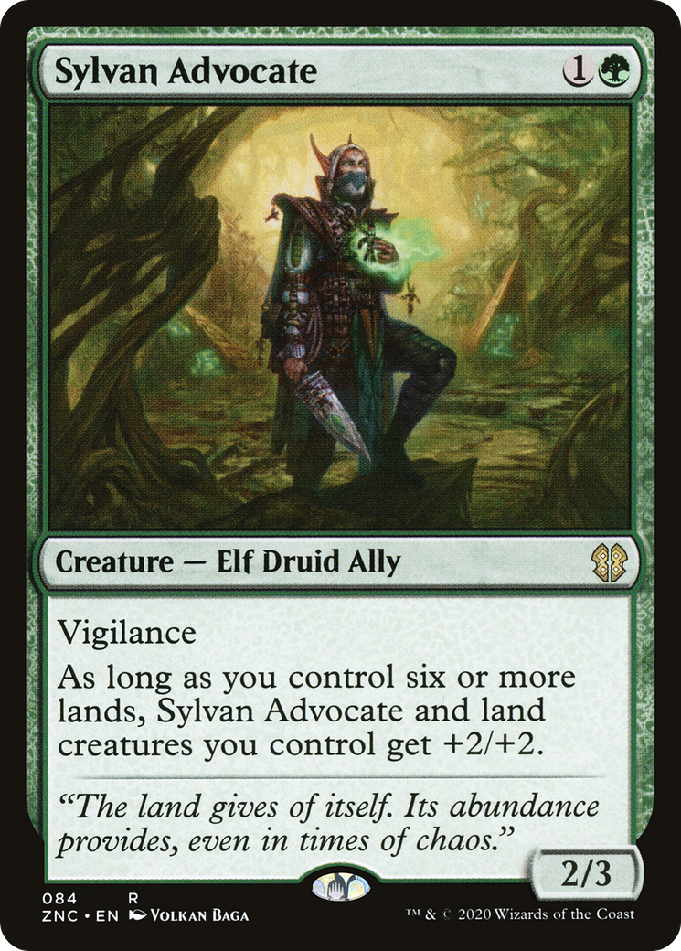 Sylvan Advocate [Zendikar Rising Commander] | Grognard Games