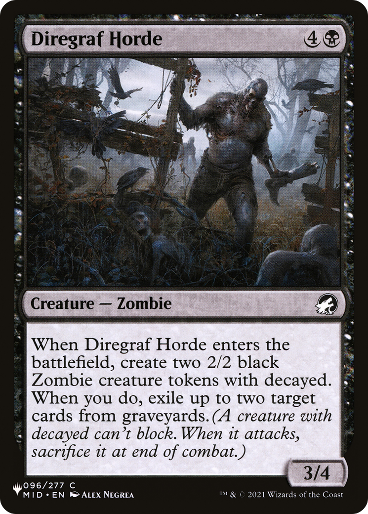 Diregraf Horde [The List Reprints] | Grognard Games