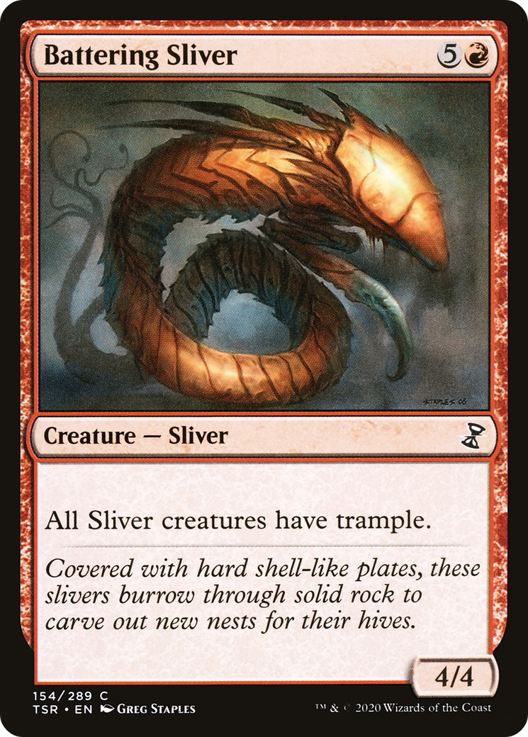 Battering Sliver [Time Spiral Remastered] | Grognard Games
