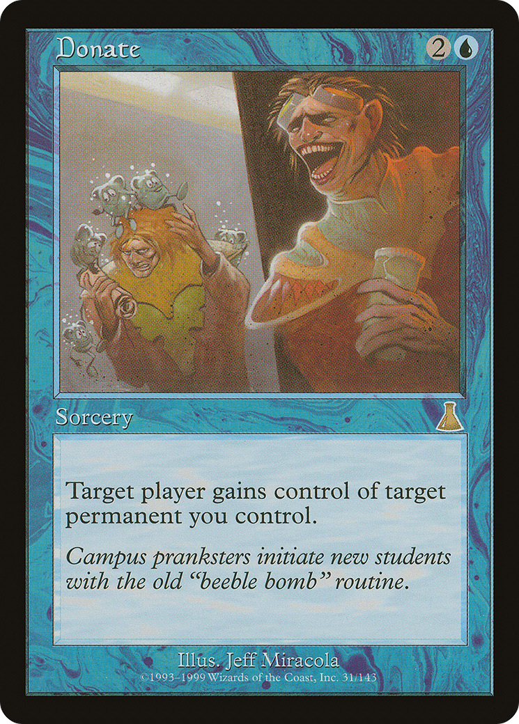 Donate (UDS-031) - Urza's Destiny Foil | Grognard Games