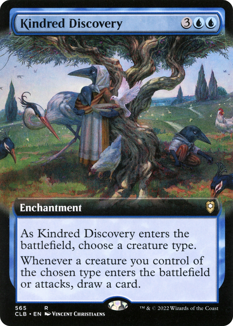 Kindred Discovery (Extended Art) [Commander Legends: Battle for Baldur's Gate] | Grognard Games