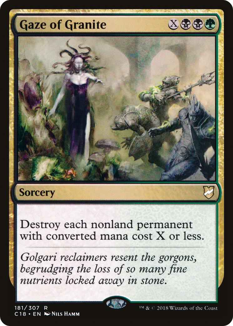 Gaze of Granite [Commander 2018] | Grognard Games