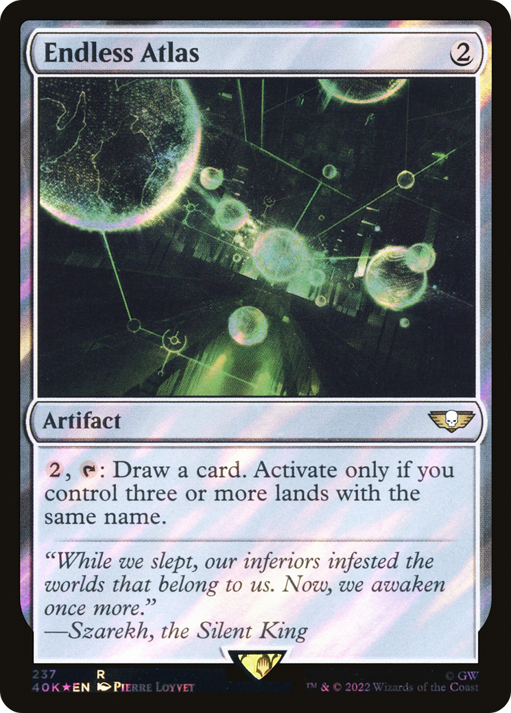Endless Atlas (Surge Foil) [Universes Beyond: Warhammer 40,000] | Grognard Games