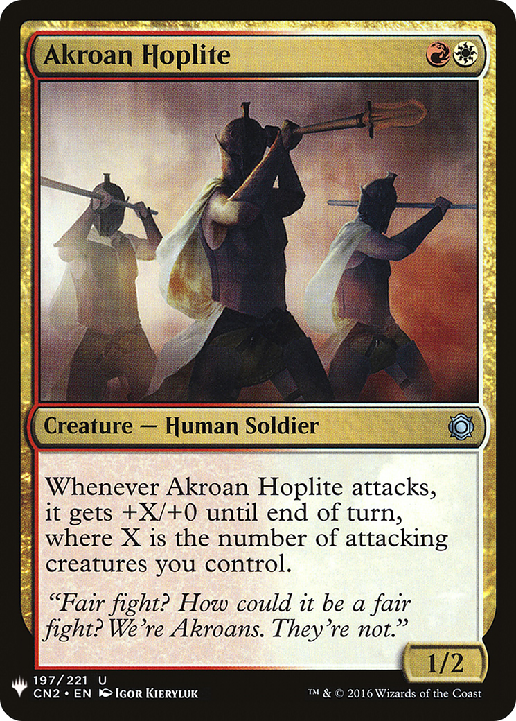 Akroan Hoplite [Mystery Booster] | Grognard Games
