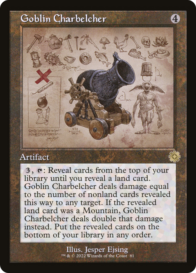 Goblin Charbelcher (Retro Schematic) [The Brothers' War Retro Artifacts] | Grognard Games