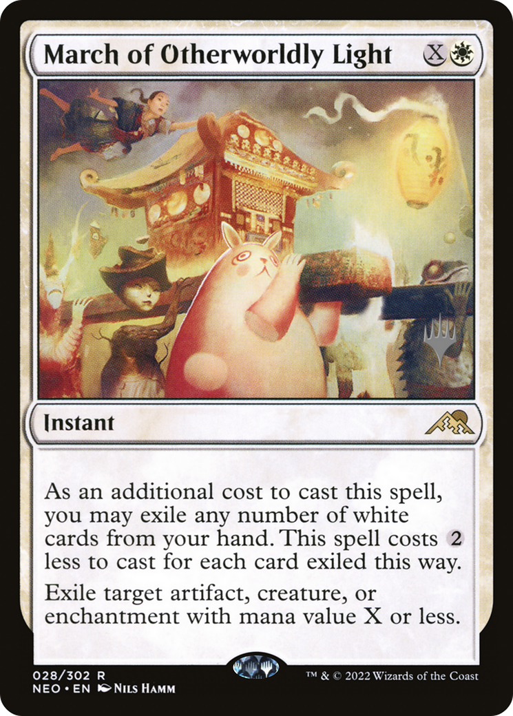 March of Otherworldly Light (Promo Pack) [Kamigawa: Neon Dynasty Promos] | Grognard Games