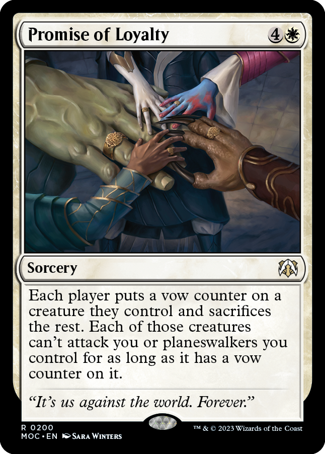 Promise of Loyalty [March of the Machine Commander] | Grognard Games