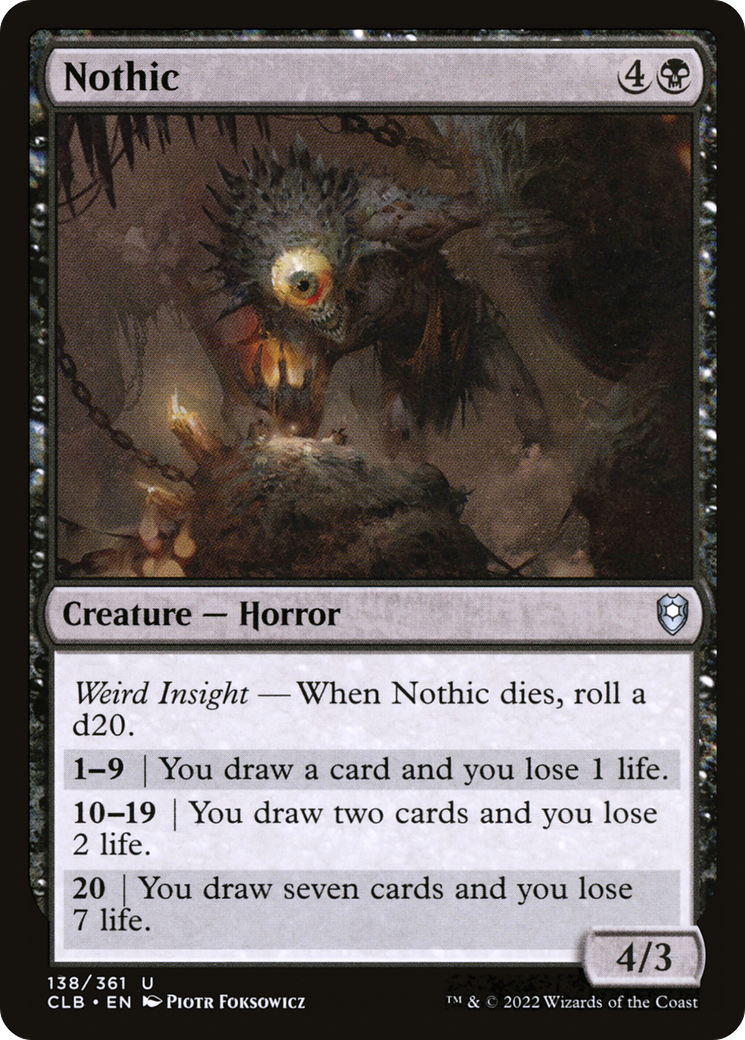 Nothic [Commander Legends: Battle for Baldur's Gate] | Grognard Games
