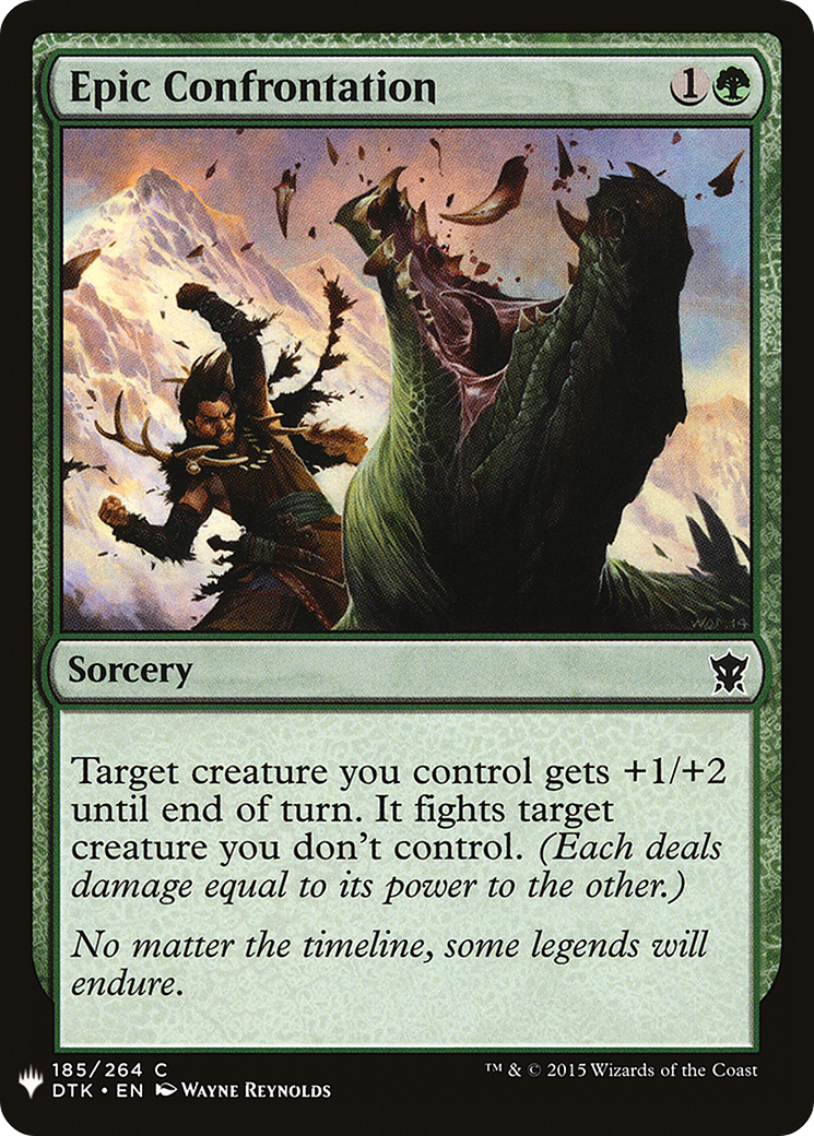Epic Confrontation [Mystery Booster] | Grognard Games
