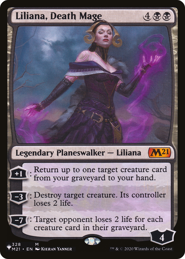Liliana, Death Mage [The List] | Grognard Games